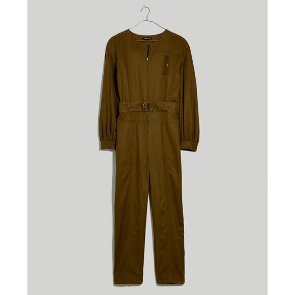Madewell Jumpsuit Tapered-Leg in Golden Spinach XXS NWT - Picture 4 of 12